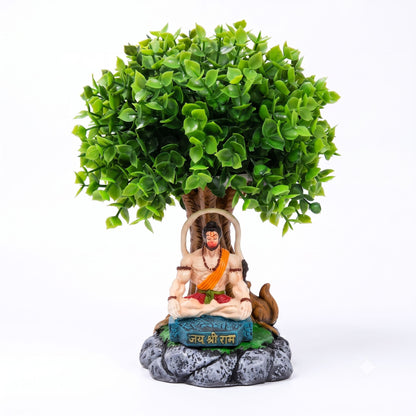Artificial Bonsai Tree with Lord Hanuman Idol | Lucky Home Decor