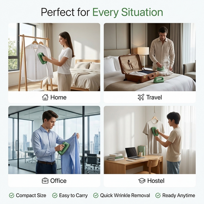 Wrinkle-Free Clothes in Minutes with Ritvion™ Portable SmartPress