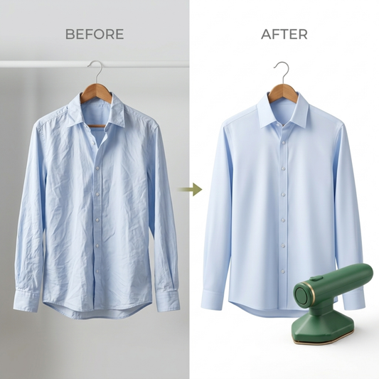 Wrinkle-Free Clothes in Minutes with Ritvion™ Portable SmartPress