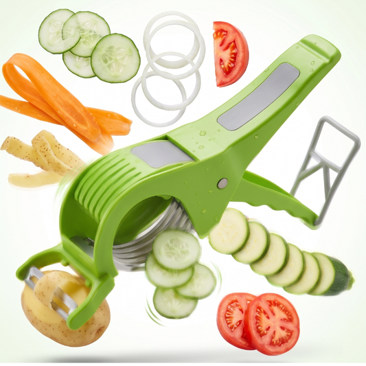 Plastic 2 in 1 Vegetable & Fruit Multi Cutter & Peeler